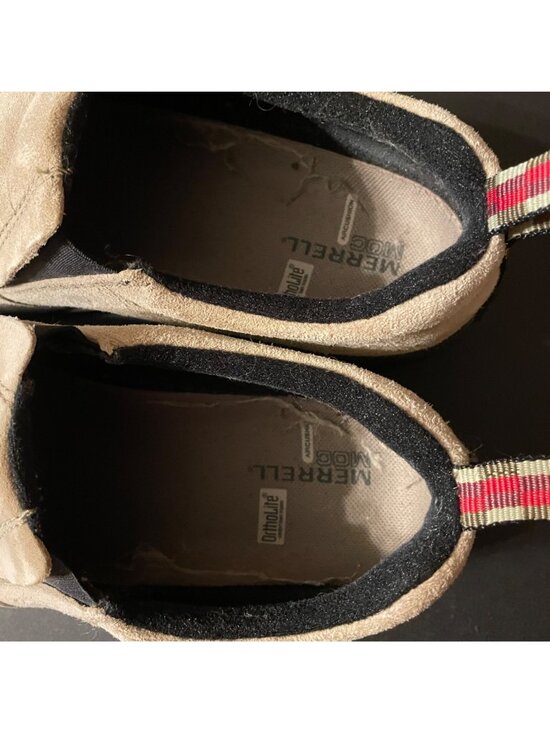 Merrell Mens Suede Slip-On Shoes With Dual Density Sole, Ortholite, & Pull Tab S main image 5